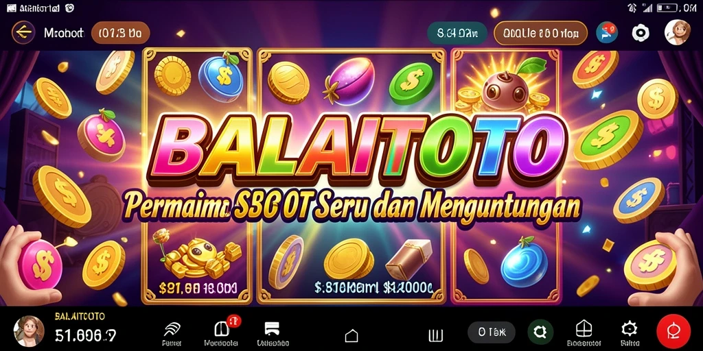 Tampilan permainan Slot BALAITOTO yang mengasyikkan.