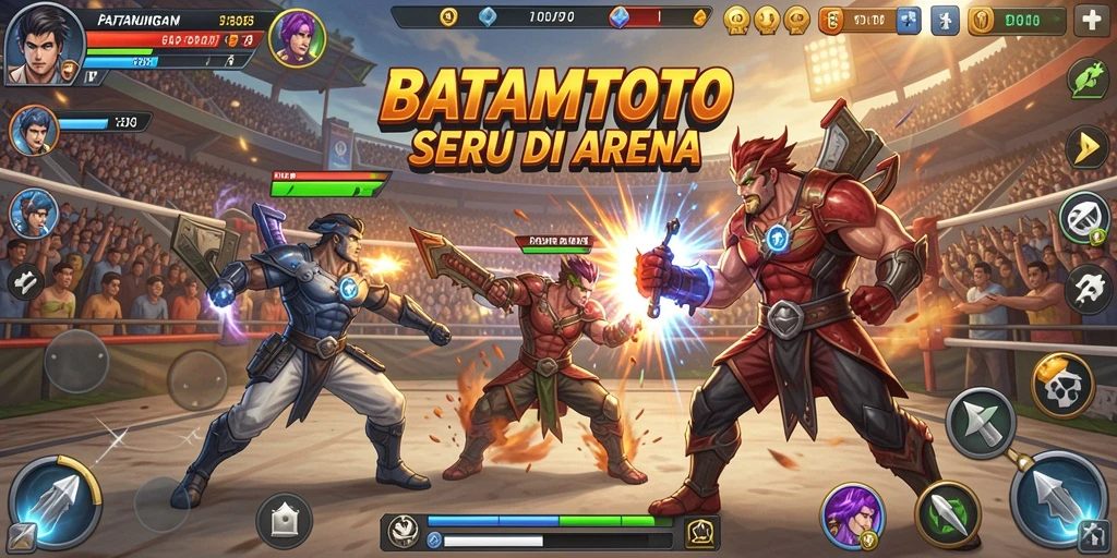 Tampilan dinamis dari pertarungan di BATAMTOTO yang mendebarkan.