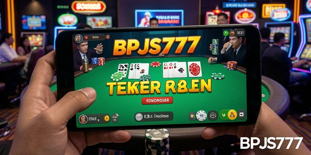 Tampilan screenshot gameplay menarik dalam aplikasi Poker BPJS777.