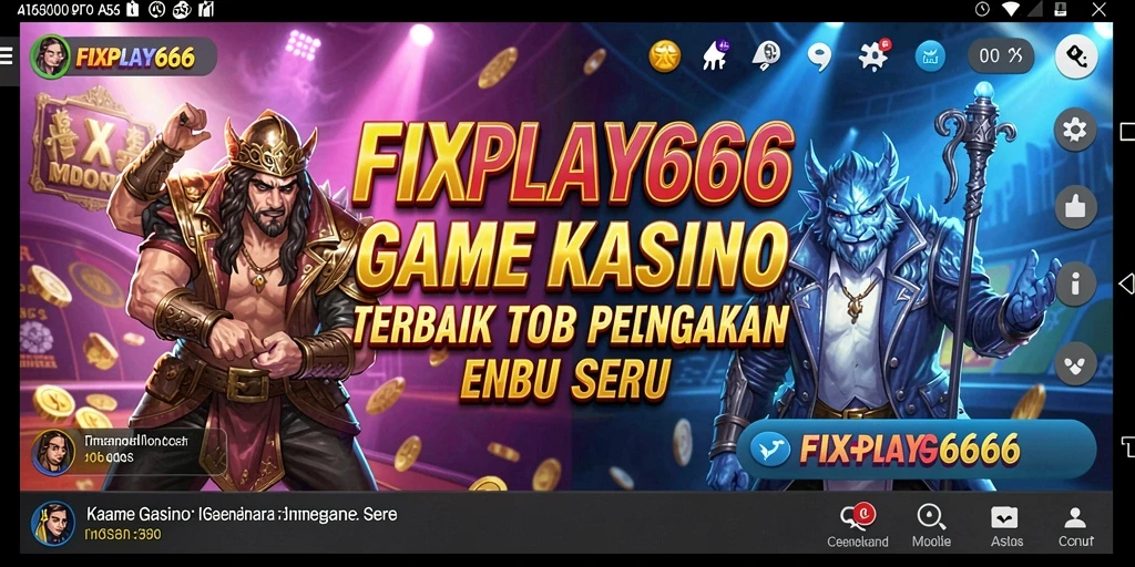 Tampilan menarik gameplay Kasino di FIXPLAY666.