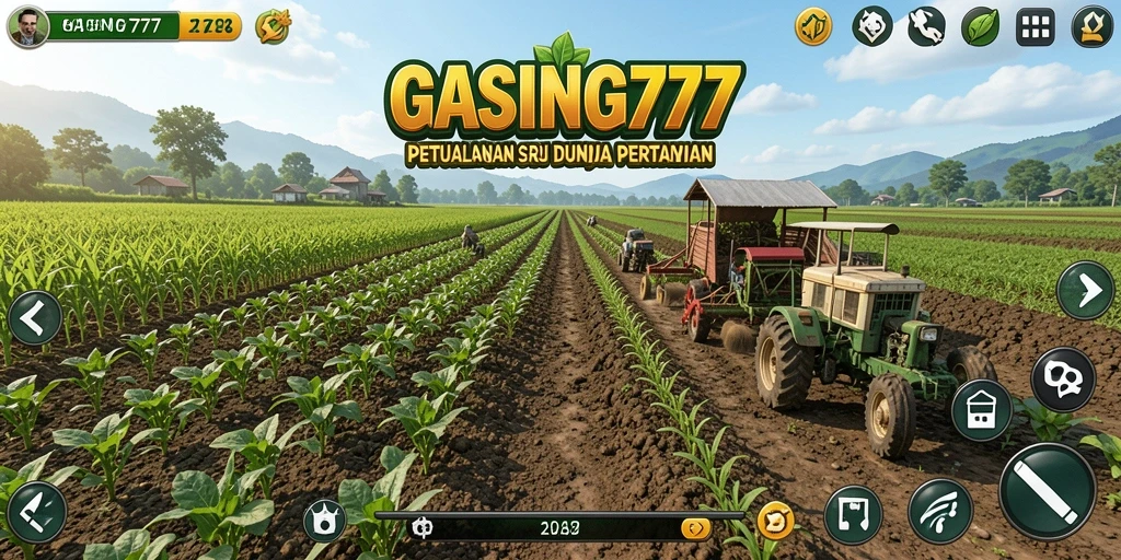 Gameplay seru di GASING777 dengan aktivitas bertani yang menarik.