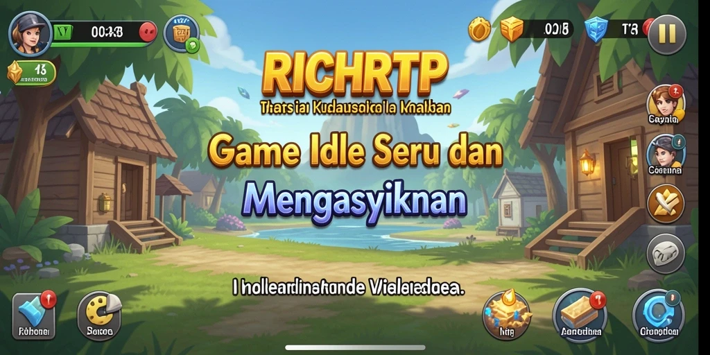 Screenshot gameplay RICHRTP menampilkan momen seru dan strategi dalam permainan Idle.